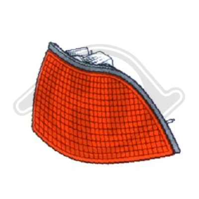 Kuva DIEDERICHS 1213170 Vilkku Oranssi Oikea Lampun kannalla P21W BMW: 3 Coupe, Cabriolet