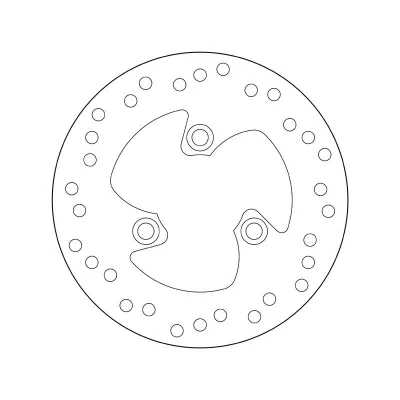 Kuva BREMBO Jarrulevy Fixed , Serie Oro Edessä ja takana 190mm 3,5, 3.5mm 3 reijitetty 68B40716 Jarrulevyt
