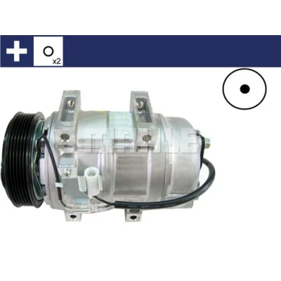 Kuva MAHLE ORIGINAL ACP 803 000S Ilmastoinnin Kompressori DKS17CH 12 PAG 100 R 134a Tiivisterenkaalla VOLVO: V70 2, S60 I, S80 I