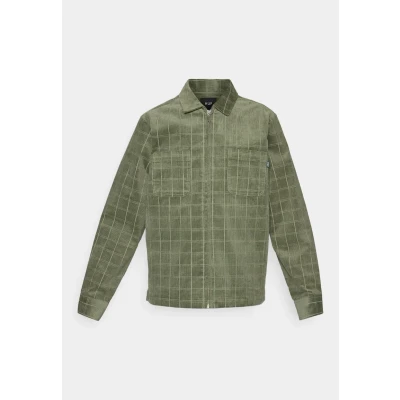 Kuva HUF Trenton ZIP Shacket Unisex Kevyt takki, Koko: Small, Olive