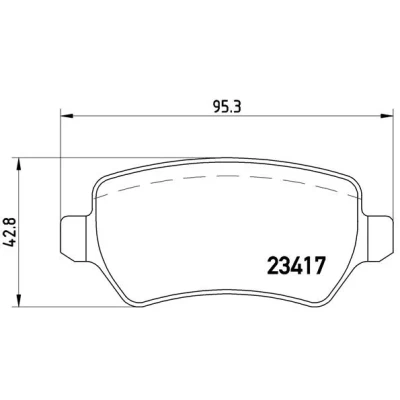 Kuva Jarrupalasarja, levyjarru BREMBO P 10 013