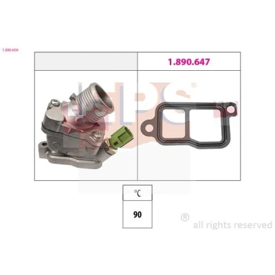 Kuva FACET 7.8606 Termostaatti 90 Made in Italy OE Equivalent VOLVO: V50, V70 2, 3