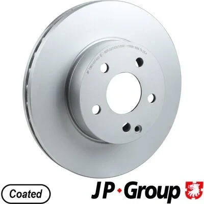 Kuva JP GROUP 1363107400 Jarrulevyt Etuakseli 295 28 5 Tuuletettu pinnoitettu MERCEDES BENZ: E sarja T modell, C Sedan