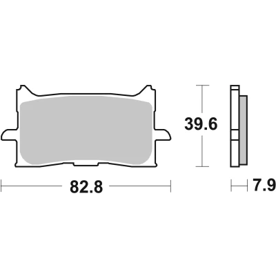 Kuva BREMBO Sinter, Road 07HO62SA Jarrupalat Edessä ja takana