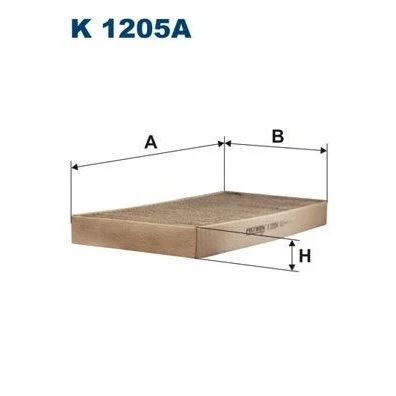 Kuva FILTRON K 1205A Raitisilmasuodatin Aktiivihiilisuodatin 358 179 35 MERCEDES BENZ: SLK