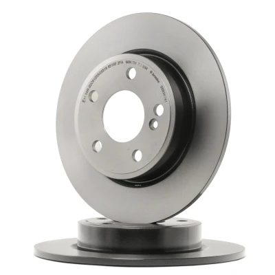 Kuva BREMBO COATED DISC LINE 08.B347.41 Jarrulevyt 276 9 5 täysi pinnoitettu hiiliteräs Ruuveilla MERCEDES BENZ: A sarja, B CLA Coupe