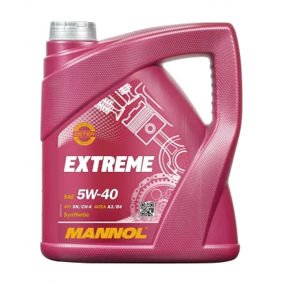 Kuva Mannol Extreme 5W 40 4l Moottoriöljy MN7915 4 BMW: 3 Touring, Coupe, 5 Sedan, VOLKSWAGEN: Bora Polo IV Hatchback, AUDI: A4 B6 Avant