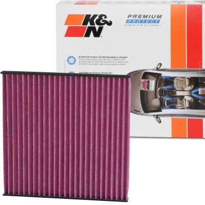 Kuva K&amp;N Filters DVF5045 Raitisilmasuodatin Aktiivihiilisuodatin 215 19 neliönmuotoinen LEXUS: RX II, TOYOTA: Camry V Sedan, FJ Cruiser