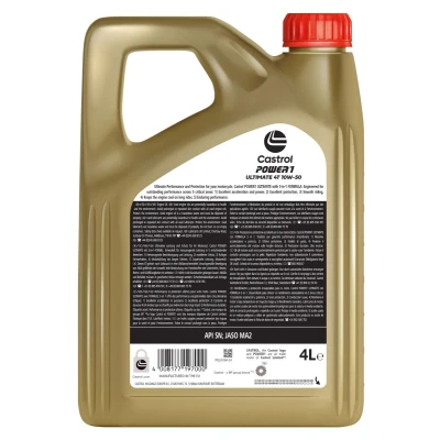 Kuva Castrol Power 1 Ultimate 4T 10W 50 4l Moottoriöljy 15FFAD