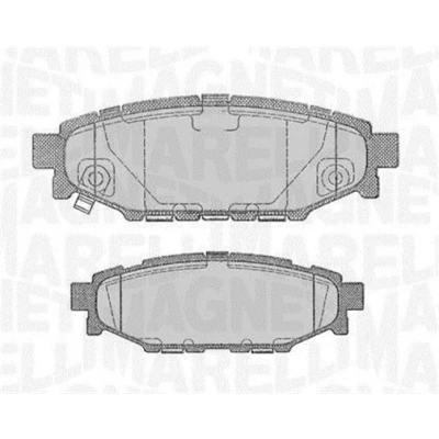 Kuva MAGNETI MARELLI 363916060700 Jarrupalat akustisella kulumavaroittimella SUBARU: Forester IV, III, Outback V, TOYOTA: GT86 Coupe