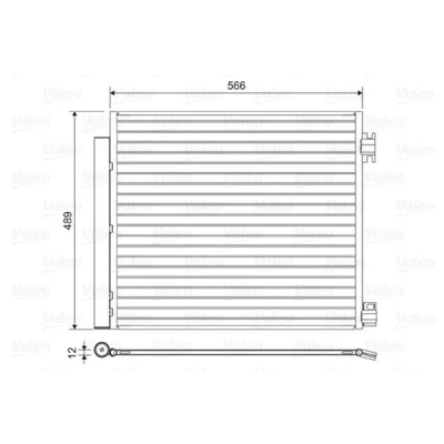 Kuva VALEO 822559 Ilmastoinnin Lauhdutin Vedenerottimella Alumiini 489 NISSAN: Qashqai 2