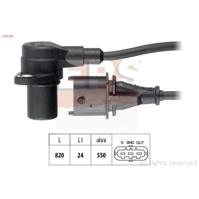 Kuva EPS 1.953.234 Kampiakselin Asentotunnistin Made in Italy OE Equivalent OPEL: Astra G CC, Sedan, Caravan