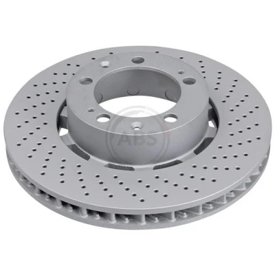 Kuva A.B.S. jarrulevy PORSCHE: 911 Coupe COATED 322mm 32mm 5 aukko 130mm reijitetty, kaksiosainen pinnoitettu 16520 99335104600,99335104610