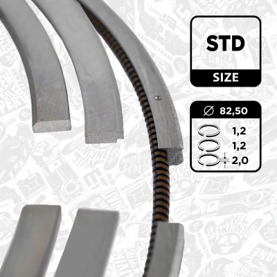 Kuva Männänrengassarja AUDI, SEAT, SKODA, VW OE 06H198151B, 06H198151C, 06J198151P
