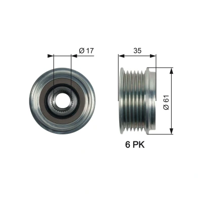 Kuva Vapaakytkin AUDI, PORSCHE, VW OE 059 903 119 G, H, L