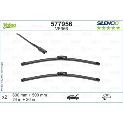 Kuva Pyyhkijänsulka Valeo 577956 Edessä Flatblade pyyhinsulka (rungoton) BMW: X2