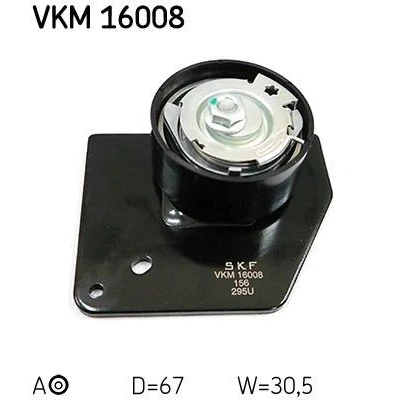 Kuva SKF VKM 16008 Kiristysrulla, Hammashihnat