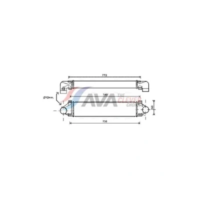 Kuva Välijäähdytin AVA QUALITY COOLING VOA4173