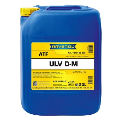 Kuva RAVENOL ATF ULV D M 1212108 020 01 999 Automaattivaihteistoöljy 20l FORD: Mondeo 5, S Max Mk2, 5 Kombi