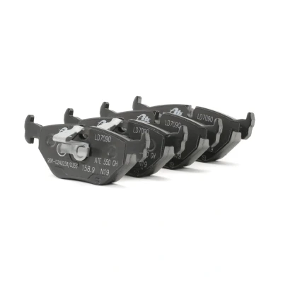 Kuva ATE Ceramic 13.0470 7090.2 Jarrupalat Kulumisenilmaisemelle, Ilman kulumisenilmaisinta BMW: 5 Touring, Sedan