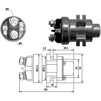 Kuva Magneettikytkin, startti MAGNETI MARELLI 940113050018