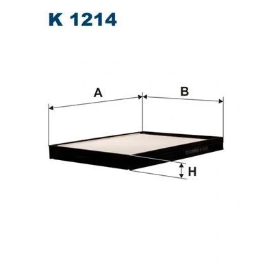Kuva FILTRON K 1214 Raitisilmasuodatin Hiukkassuodatin 242 200 25