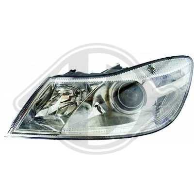 Kuva DIEDERICHS 7831181 Ajovaloumpio Vasen H1, H1/H7, H7 SKODA: Octavia II Hatchback, 2 Combi