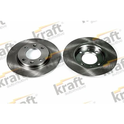 Kuva KRAFT 6055540 Jarrulevyt 247, 247,0 8,0 4 täysi PEUGEOT: 206 Hatchback, SW, 306 Sedan, CITROËN: Xsara Farmari, Coupe