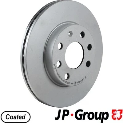 Kuva JP GROUP 1263104600 Jarrulevyt Etuakseli 240 20 4 Tuuletettu pinnoitettu OPEL: Corsa C Hatchback
