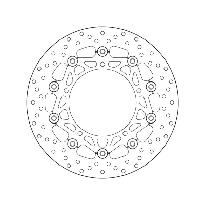 Kuva BREMBO Jarrulevy Serie Oro Edessä 298mm 5mm 5 reijitetty, kaksiosainen jarrulevy, kelluva 78B40831 Jarrulevyt