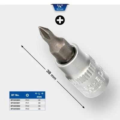 Kuva KS TOOLS BT020992 Hylsyavain PH2