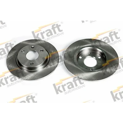 Kuva KRAFT Jarrulevy PEUGEOT: 106 II Hatchback, I CITROËN: AX, Saxo Hatchback 238mm 8,0mm 3 aukko täysi 6045530 95027199,95661810,4246F8