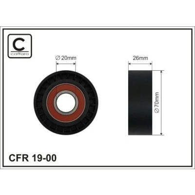 Kuva Ohjainrulla, moniurahihna ALFA ROMEO 155, 164, GTV, SPIDER OE 60570850