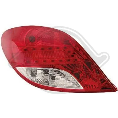 Kuva DIEDERICHS 4226190 Takavalot Oikea Ilman lampun kantaa PEUGEOT: 207 Hatchback