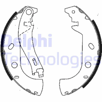 Kuva DELPHI LS1847 Jarrukengät 229 42