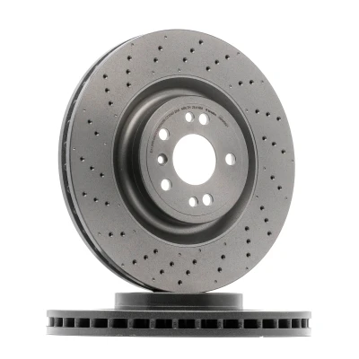 Kuva BREMBO COATED DISC LINE 09.A958.21 Jarrulevyt 350 32 5 rei&#039;itetty/tuuletettu sisältä pinnoitettu hiiliteräs Ruuveilla MERCEDES BENZ: ML sarja, GLE SUV