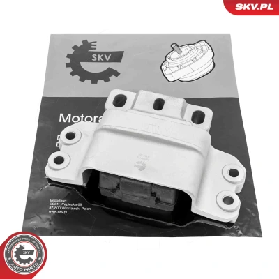 Kuva ESEN SKV 75SKV110 Moottorin Kumityyny Vasen Kumimetallilaakeri Alumiini, Kumi 205mm 106mm VOLKSWAGEN: Golf 5, 6, Touran I
