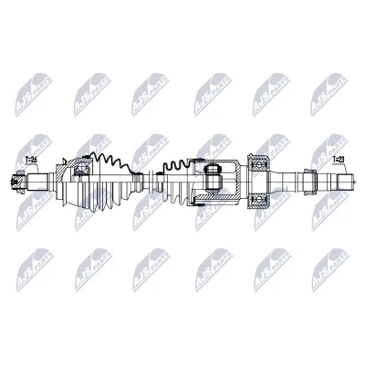 Kuva Vetoakseli, Etuakseli, oikea MINI MINI, Cabriolet OE 31607574868