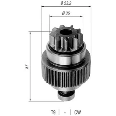 Kuva MAGNETI MARELLI 940113020249 Hammaspyörä, käynnistys