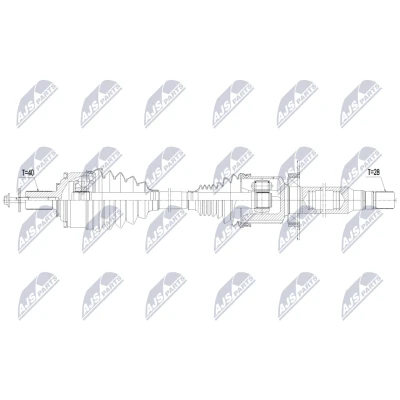Kuva Vetoakseli NTY NPW VV 175