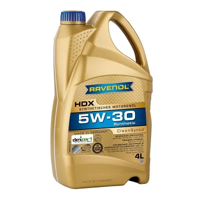 Kuva Ravenol HDX 5W 30 4l Moottoriöljy 1111125 004 01 999 TOYOTA: Avensis II Station Wagon, III Farmari, Yaris Hatchback