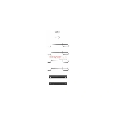 Kuva METZGER 109 0992 Tarvikesarja, Jarrupala PEUGEOT: 405 I Sedan, 205 II Hatchback, Hatchback