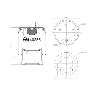 Kuva FEBI BILSTEIN 40255 Metallipalje, ilmajousitus