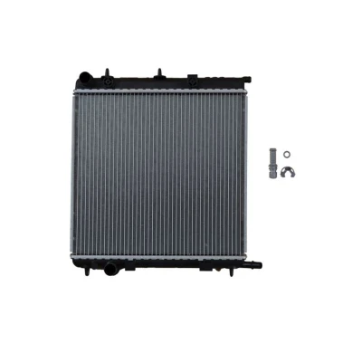 Kuva NRF 50430 Jäähdytin Alumiini 403 380 26 Jäähdytysrivat juotetut CITROËN: C3 I Hatchback, C2 PEUGEOT: 207 Hatchback