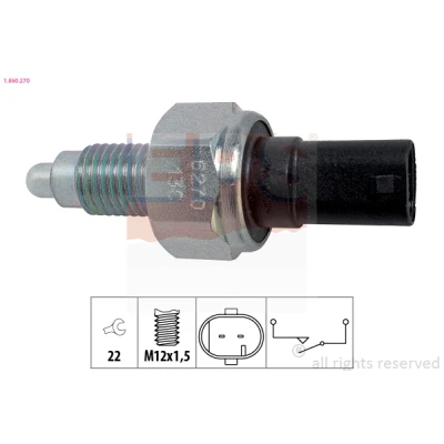 Kuva EPS 1.860.270 Peruutusvalon Kytkin Made in Italy OE Equivalent