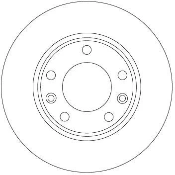 Kuva Jarrukiekko TRW DF6910 takaisin/full/1 kpl