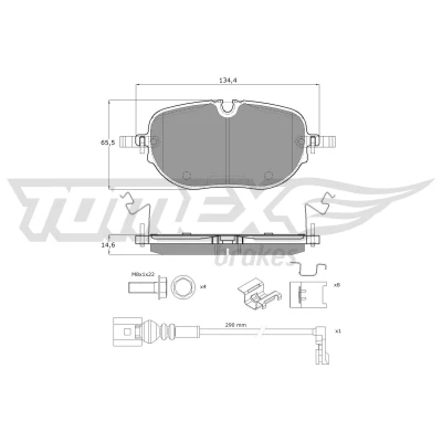 Kuva Jarrupalasarja, levyjarru TOMEX Brakes TX 60 41