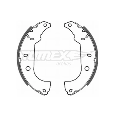 Kuva TOMEX brakes TX 20 26 Jarrukengät Taka akseli 228 42 FIAT: Uno Hatchback