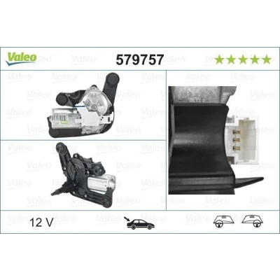 Kuva VALEO 579757 Tuulilasin Pyyhkimen Moottori 12 Takana Oikean /vasemmanpuolinen ohjaus ORIGINAL PART