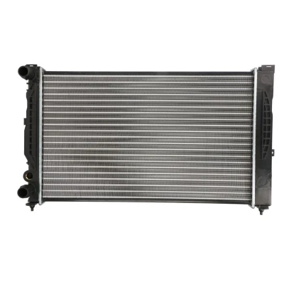 Kuva THERMOTEC D7A008TT Jäähdytin Alumiini, Muovi 629 399 22 Käsivaihteisto Jäähdytysrivat mekaan. kiinnitetyt VOLKSWAGEN: Passat B5 GP Variant